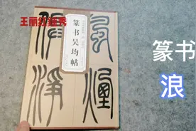 王丽红鍾秀逐字解析篆书，以最简单的方法了解字意 #书画新国潮#视频封面