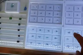 强子帮石友去加工海蓝宝石，分享如何辨别真假，成品好闪耀