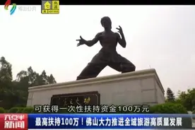 最高扶持100万！佛山大力推进全域旅游高质量发展视频封面