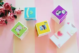 创意十足的弹跳盒子，一打开，盒子就会自动跳出来，超惊喜的