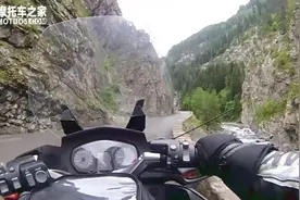 摩旅实拍：这条路太惊险了，骑摩托车感受下。视频封面