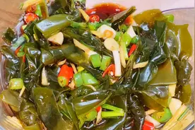 2分钟教你凉拌海带结最好吃的做法，记住这一个窍门，爽口又开胃