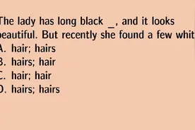 hair，到底是可数名词，还是不可数名词？