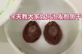 教大家如何正确泡发鲍鱼干，泡发后可以选择根据个人口味烹饪视频封面