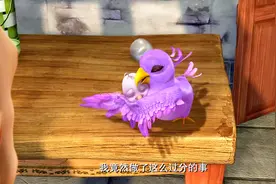 熊出没:光头强把鸟蛋弄没了，鸟妈妈追着他不放。