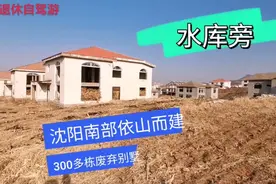 沈阳苏家屯地区一水库旁，依山而建300多栋废弃别墅。视频封面