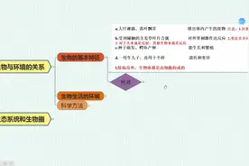 思维导图2020年人教版中考生物第一轮复习专题一生物与生物圈