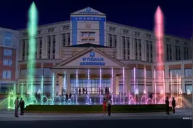 北京酒店入口旱式音乐喷泉设计方案视频封面