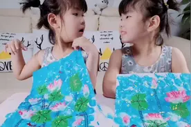 简单几个步骤，5岁宝宝也可以画出漂亮的荷花，画画如此简单！