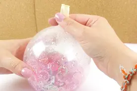 手工制作DIY  创意减压球按压球 水晶宝宝橡皮筋