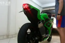 川崎ninja 250启动声浪，这双缸声音还挺凶视频封面