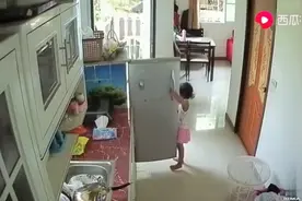 冰箱也有安全隐患！看了这个视频你担心你家的小孩吗？视频封面