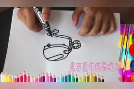 亲子育儿简笔画教学，家里非常实用的机器人吸尘器，宝宝最好玩它