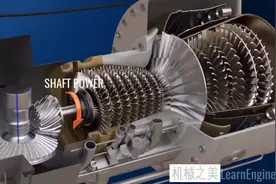 机械原理（3-3）精美涡轴发动机3D原理动画视频封面