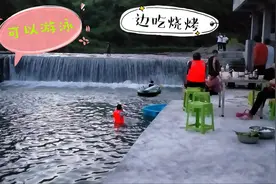 农村大哥选择在山沟沟发展，打造天然游泳场所，休闲的好去处视频封面