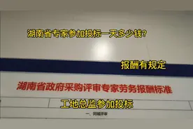 工地总监参加投标，发现评标专家劳务报酬标准，专家一天多少钱视频封面