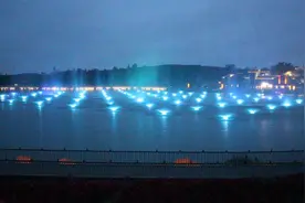 贵州贵阳天河潭景区音乐喷泉，等了3个小时就是为了看你，非常值