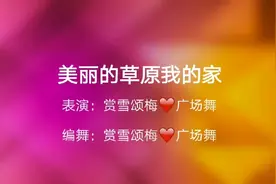 赏雪颂梅❤广场舞《美丽的草原我的家》