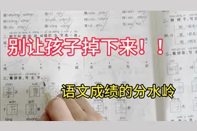 二年级是语文成绩的分水岭，别让孩子掉下来，抓好基础从这里开始视频封面