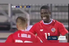 中北美金杯赛B组第二轮哥斯达黎加队2：1击败百慕大队视频封面