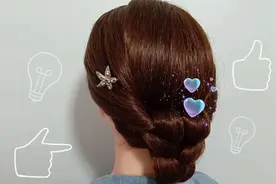 女孩子出门约会必备发型，搭配长裙，满满复古感~