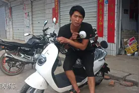 骑着新国标电动摩托车上路体验；最高时速72码，速度可比摩托车视频封面