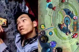 快手某主播，用左手一指守约单挑国服最强凯皇，结局意想不到！视频封面