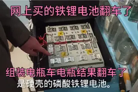 买了磷酸铁锂电池，想放在电瓶车上，结果翻车了，不懂尽量别买。