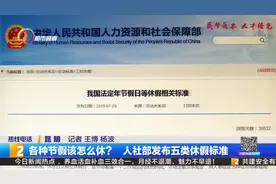 各种节假该怎么休？人社部发布五类休假标准视频封面