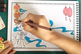 2020中秋节手抄报，模板运用传统元素，设计简单实用