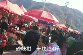 贵州的赶场天，临近过年更是热闹，办年货的人真多视频封面