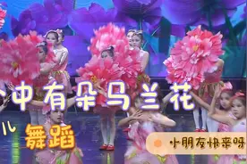 少儿舞蹈《心中有朵马兰花》，获得全国儿童歌曲大奖赛，歌曲金奖