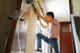 拆卸一台美的空调，小伙教你具体操作，不足之处请师傅们指教