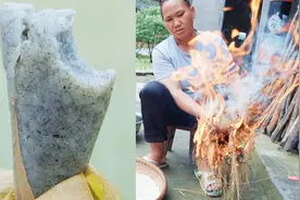 粽子的终极做法，农村草木灰泡糯米，加这家伙蒸熟一顿吃十几个