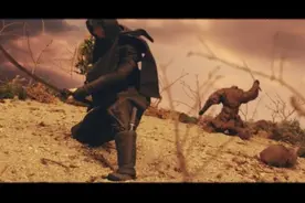 日本忍者，电脑制作木偶人视频封面