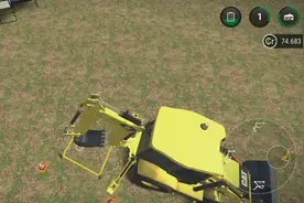 工程车驾驶模拟：挖掘机工作体验，新手速度真是太慢了，操作太难