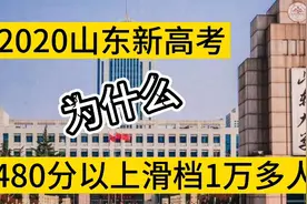 2020年山东新高考，我真不理解为什么480分以上还能滑档1万多人？视频封面