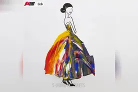视频教程，6种创意绘画技巧，点一下染料，易涂抹变漂亮画作