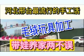 河北邢台目前最流行的手工活，加工毛绒玩具，在家带娃养家两不误