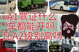 A1驾证什么车都能开吗？比A2级别高吗视频封面