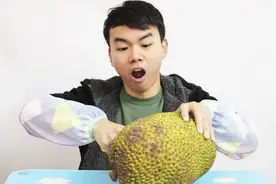 菠萝蜜千万不能和这样东西一起吃，看看一整个菠萝蜜有多少果肉视频封面