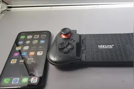 MOCUTE游戏手柄苹果iOS工具自定义按键演示。
