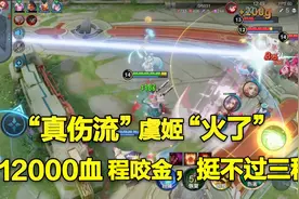 虞姬首出电刀前期太弱，“真伤流”虞姬火了，出装细节很关键视频封面