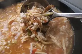 茄子鸡胸肉做出来川汤丸子，好喝的停不下来，快来学学吧！