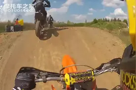 KTM越野摩托车骑行实拍，暴力单缸我只服KTM！视频封面