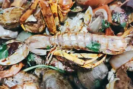 花甲,大虾,螃蟹,这样做海鲜大咖,花甲没有泥沙美味放心吃