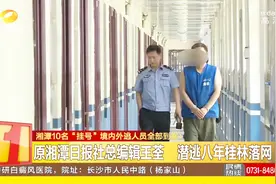 原湘潭日报社总编辑王荃，潜逃八年桂林落网，提心吊胆生活终止视频封面