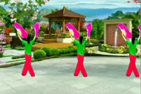 芙蓉姐姐原创广场舞《关东情》背面演示！