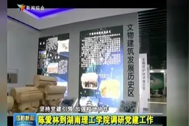 陈爱林到湖南理工学院调研党建工作视频封面