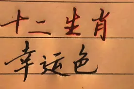 十二生肖的幸运色视频封面